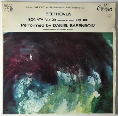 Beethoven, Barenboim Sonata No. 29 LP PCLS11026 Good