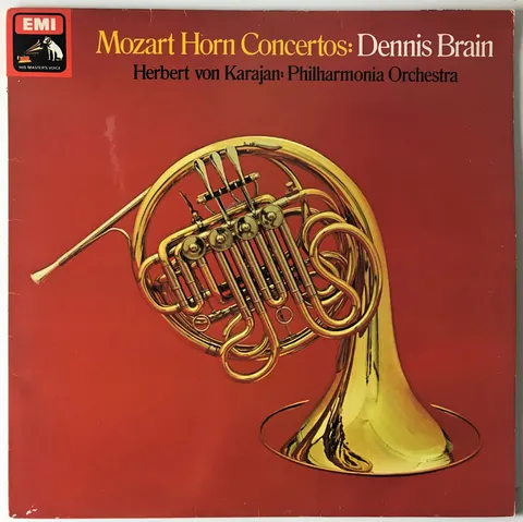 Mozart, Karajan - Horn Concertos LP ASD1140 VG