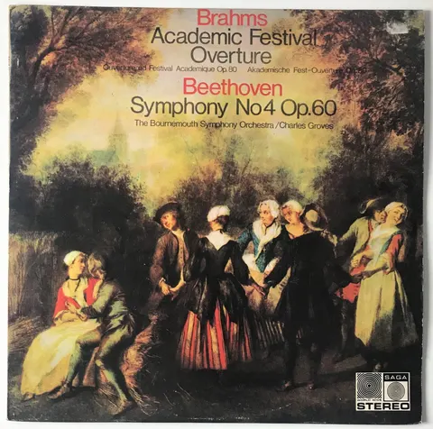 Academic Festival Overture LP SAGA5178 VG