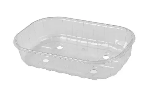 Tacki Pojemniki na owoce plastikowe Guillin 125g dół 2300szt (karton)