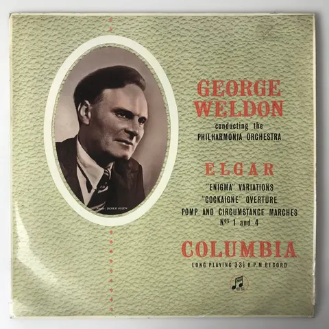 Georg Weldon ELGAR Enigma, Cockaigne, Marches LP 33SX1024 VG