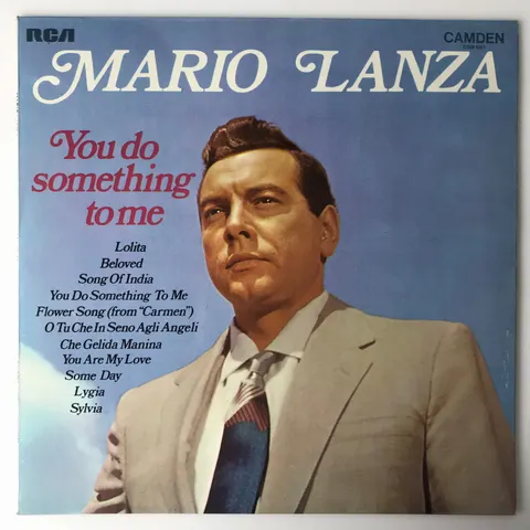Mario Lanza-You Do Something To Me LP CDM1001 VG