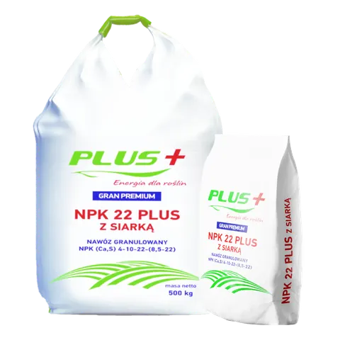 NAWÓZ NPK 22 Plus 4-10-22 (CA,S) z siarką 500kg