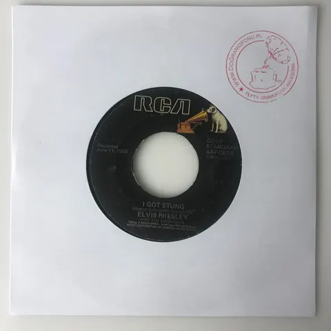 Presley One Night/I Got Stung singiel 4470624 VG