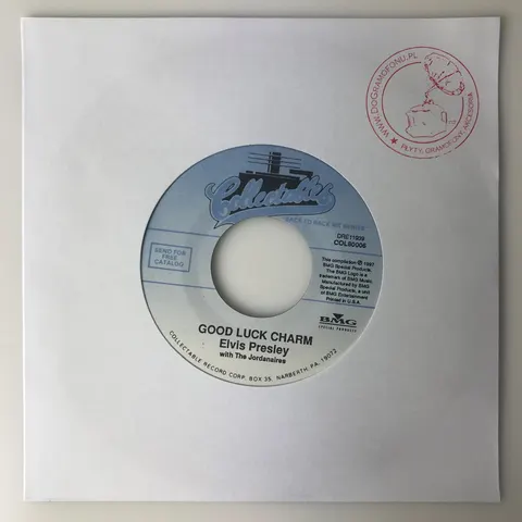 Elvis Presley Good Luck Charm singiel COL80006 VG