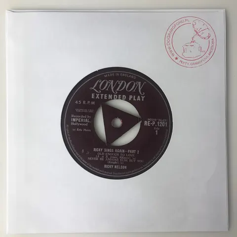 Ricky Nelson Ricky Sings Again - Part 2 SP REP1201 Fair
