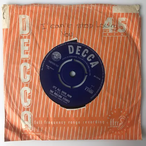 Rolling Stones It's All Over Now SP F11934 Good