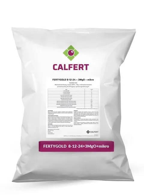 Fertygold 8-12-24+3MgO+MIKRO 25kg fertygacja