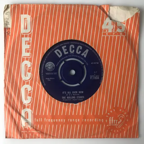 The Rolling Stones It's All Over Now singiel F11934 Fair