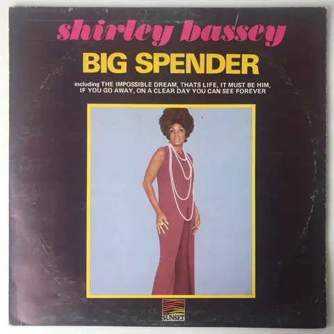 Shirley Bassey - Big Spender LP SLS50262 Good