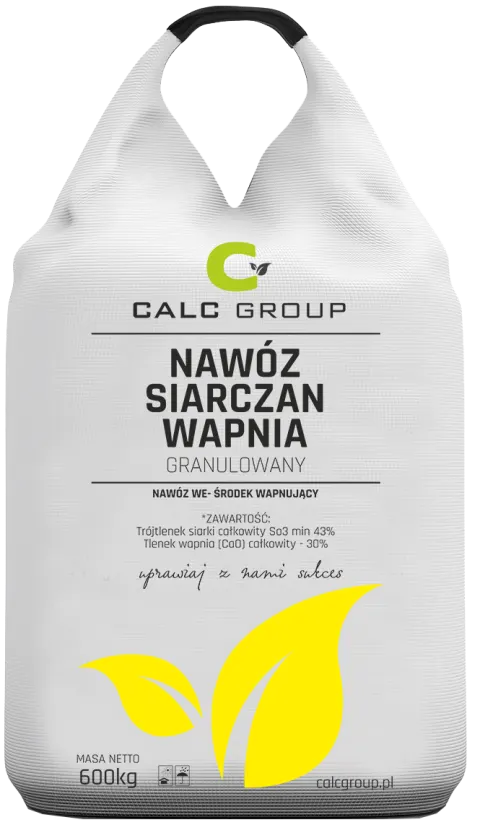 SIARCZAN WAPNIA GRANULOWANE 600KG BB CALC