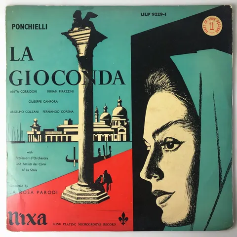Amilcare Ponchielli - La Gioconda LP ULP92291 VG