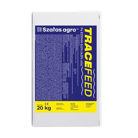 Chelat żelaza FE EDDHA 6% iron szałas 20kg karton TraceFeed