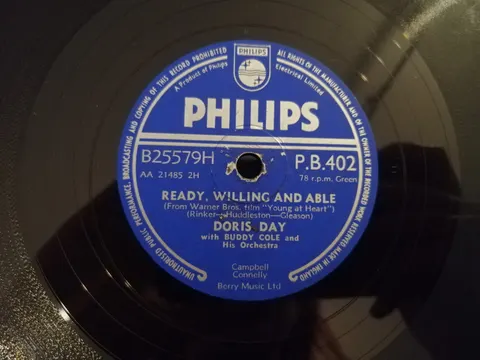 DORIS DAY: READY, WILLING AND ABLE/YOU, MY LOVE PB402 DB