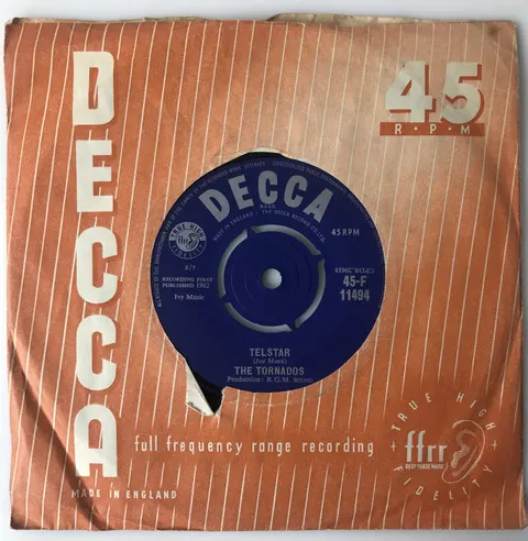 The Tornados Telstar SP 45F11494 Good