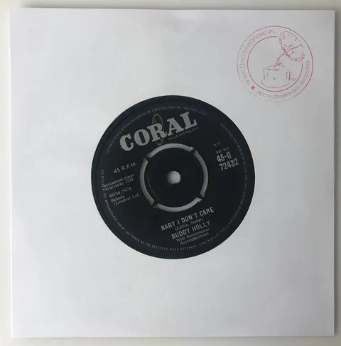 Buddy Holly Baby I Don't Care SP 45Q72432 Good