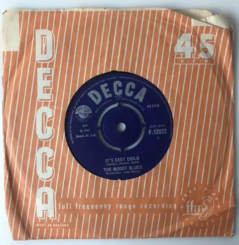 The Moody Blues Go Now !/It's Easy Child SP F12022 Fair