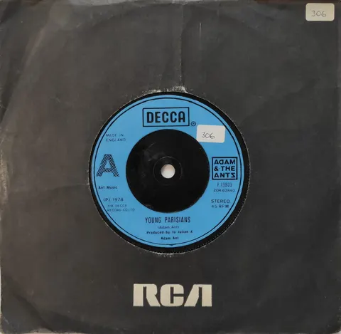 Adam and The Ants: Young Parisians SP F13803 Fair