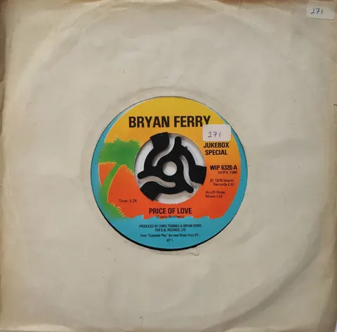 Bryan Ferry: Piece Of Love SP WIP6320 Poor