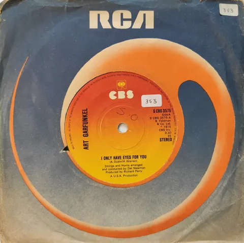 Art Garfunkel: I Only Have Eyes On You SP SCBS3575 Good