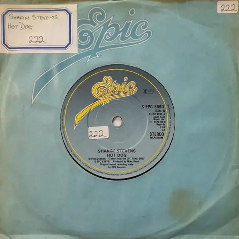Hot Dog: Shakin' Stevens SP SEPC8090 VG
