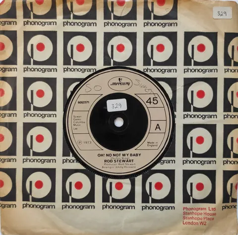 Rod Stweart: Oh! No Not My Baby SP 6052371 Good