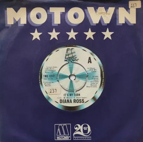 Diana Ross: It's My Turn/ Sleepin' SP TMG1217 Fair