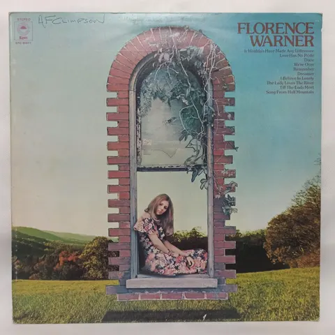 Florence Warner LP EPC80077 EX