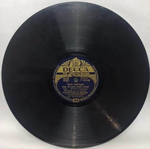 Will Glahe: Kleine Nachtigall sing das Lied noch einmal / Der Kuckuck ruft F43768