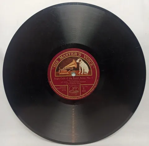 LT. COL. MACKENZIE-ROGAN: Bugle Calls of the British Army, No. 1 / No. 2 B602 HMV