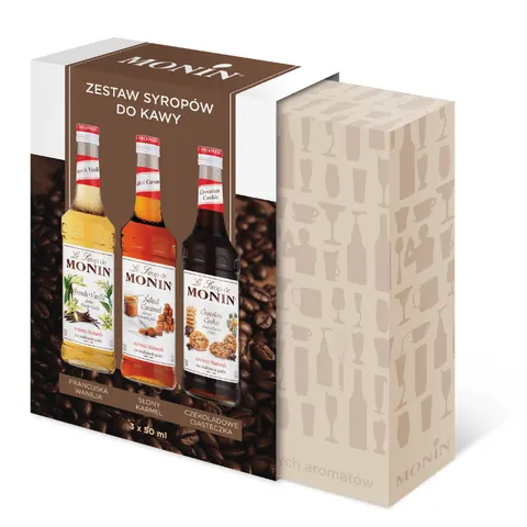 Zestaw 3x50ml syrop do kawy Monin