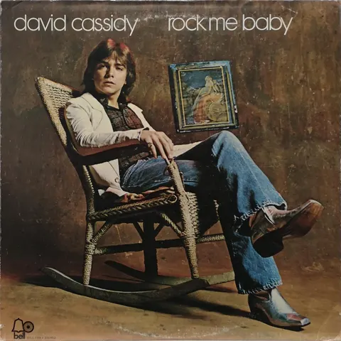 David Cassidy Rock Me Baby 1 US Press LP 1109SB VG