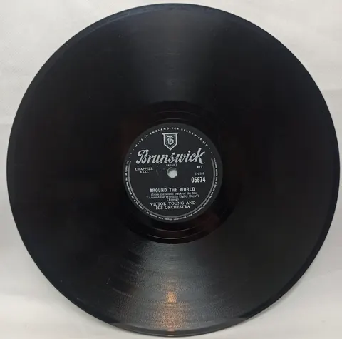 Bing Crosby / Victor Young Orch.: Around The World 5674 Brunswick