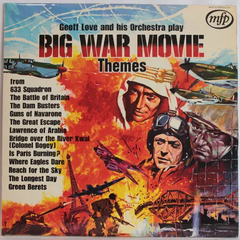 Geoff Love Big War Movie Themes LP MFP5171 Good