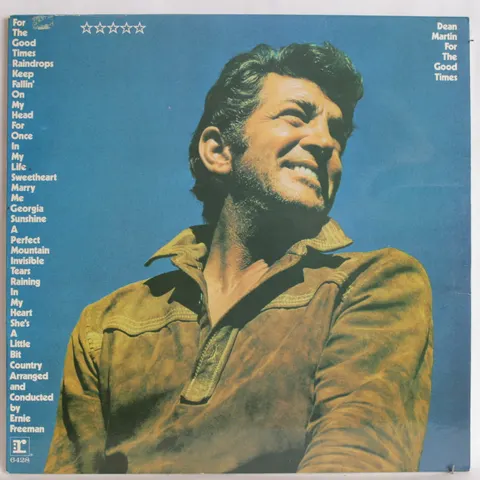 Dean Martin For Good Times LP RS6428 Good