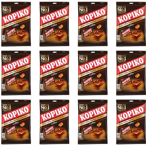 Zestaw 12x Kopiko Cukierki Kawowe Coffee 100g