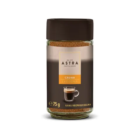 ASTRA Kawa Łagodna rozpuszczalna Crema 75g