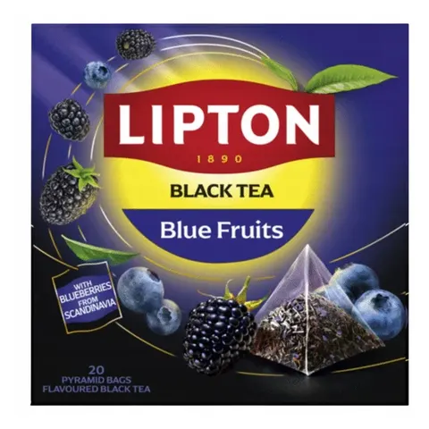 Lipton Blue Fruit herbata ekspresowa 20 piramidek