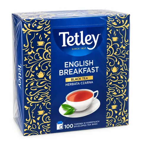 Tetley English Breakfast 100 kopert herbata ekspresowa