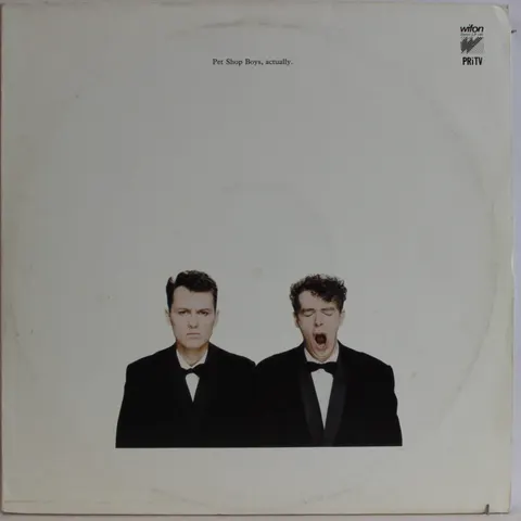 Pet Shop Boys Actually LP LP140 VG-