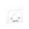 Pokrywa do gniazda antenowego R-TV-DATA biały MADP/11