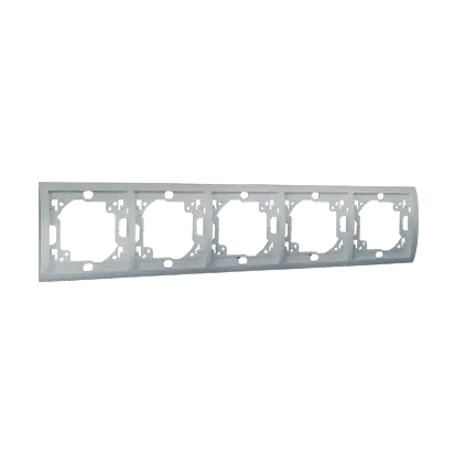 Ramka 5- krotna aluminiowy, metalizowany MR5/26