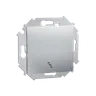 Łącznik schodowy (moduł) 16AX 250V, zaciski śrubowe, aluminiowy, metalizowany 1591201B-026