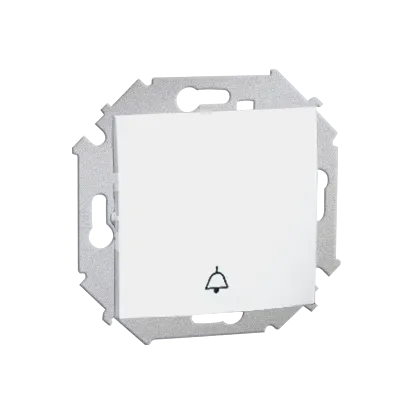 Przycisk "dzwonek" (moduł) 16AX 250V, zaciski śrubowe, biały 1591659B-030