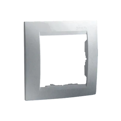 Ramka 1- krotna aluminiowy, metalizowany 1501610-026