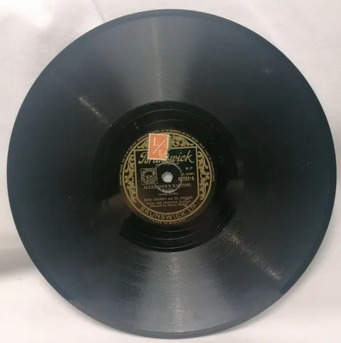 Bing Crosby The Spaniard That Blighted My Life / Alexander's Ragtime Band 3783 Brunswick