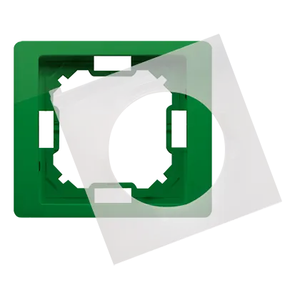 Ramka 1- krotna IP44 miętowy, metalizowany BMRC1B/032