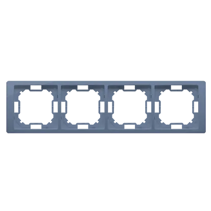 Ramka 4- krotna lawendowy, metalizowany BMRC4/035
