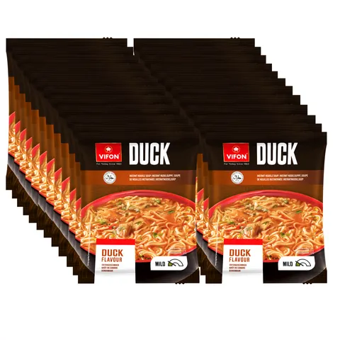 Zupa Instant VIFON Kaczka Łagodna 24x60 g Makaron Pszenny Smak Kaczki