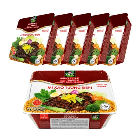 Danie Instant VIFON Soy Bean Sauce 6x90 g Makaron Pszenny z Sosem Sojowym